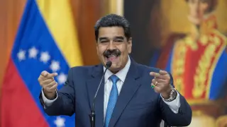 Nicolás Maduro este viernes en Caracas