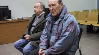 Ricardo Granada –en primer término– y Mariano Ostalé, durante el juicio en 2018