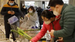 Imagen de un mercado en Pekín