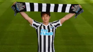 Ki Sung-yueng, en su presentación con el Newcastle.