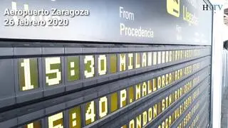 Este miércoles ha llegado a Zaragoza un vuelo procedente de Italia y ha salido otro desde el aeropuerto aragonés con ese mismo destino. HeraldoTV ha preguntado a sus pasajeros cómo afrontaban el viaje.
