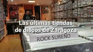En Aragón quedan solo 4 tiendas de discos, 3 de ellas en Zaragoza y una en Huesca. Heraldo TV visita las tres tiendas de la capital aragonesa.
