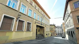 Antigua Audiencia de Huesca de la calle Moya.