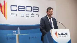 Ricardo Mur, presidente de la patronal aragonesa.
