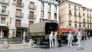 La UME se despliega en Teruel /2020-03-18/ Foto: Jorge Escudero [[[FOTOGRAFOS]]]