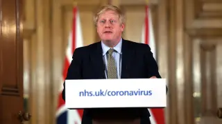 Prime Minister Boris Johnson press conference on Coronavirus in Britain