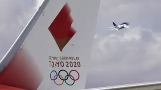 Olympic flame arrives in Japan