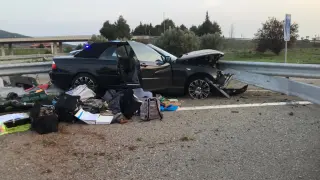 Un coche se salta un control en Canfranc y se da a la fuga durante 70 km hasta Nueno
