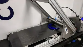 Una impresora 3D de Uniqo, en Huesca