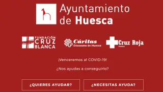 El Ayuntamiento de Huesca lanza una web para ayudar y pedir ayuda durante el estado de alarma.