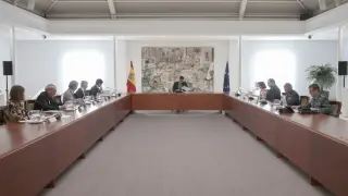 Pedro Sánchez preside una nueva reunión del Comité de Gestión Técnica del Coronavirus