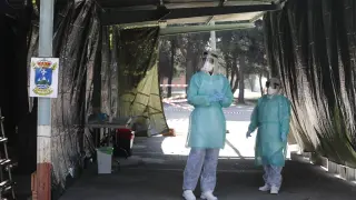 El Hospital Militar inicia las pruebas de coronavirus sin bajar del coche