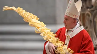 Pope Francis celebrates Palm Sunday Mass