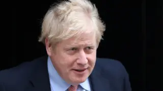 Boris Johnson, el pasado 25 de marzo