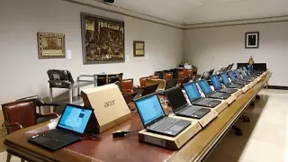 El Ayuntamiento de Huesca reforzó sus medios telemáticos para habilitar el teletrabajo.
