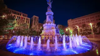 Fuente de la plaza de España de Zaragoza