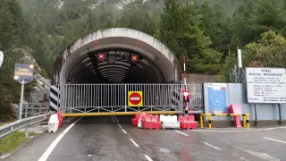 El túnel internacional de Bielsa está cerrado desde el pasado 14 de abril.