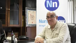 Juan José Porcar, presidente del Colegio Oficial de Enfermería de Zaragoza.