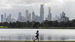 Vista general de la ciudad australiana de Melbourne.