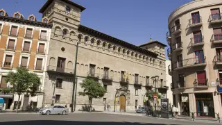 Fachada de la Audiencia Provincial de Zaragoza.