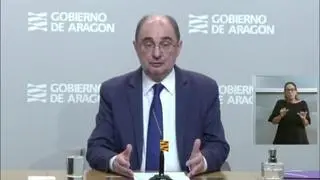 El presidente de Aragón reitera la "necesidad" de que "el Aragón rural avance a la normalidad a más velocidad que el urbano".