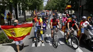 Manifestación de Vox contra el Gobierno con coches en capitales españolas