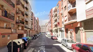 Edificios de viviendas en la calle de San Roque de Zaragoza.