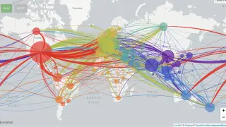 Visión global de la pandemia agregando todos los datos genómicos desde el 10 de diciembre de 2019 al 30 de mayo de 2020. El proyecto de acceso abierto Nextstrain emplea datos genómicos públicos compartidos por investigadores de todo el mundo. Se actualiza constantemente.