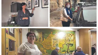 Yolanda Castelló, Ángeles Civantos y Pilar Ruíz regresan a Aragón