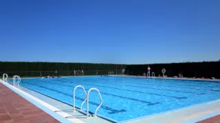 Foto de archivo de la piscina de Fonz