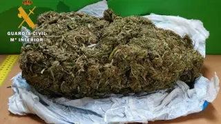 Marihuana incautada por la Guardia Civil
