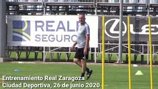 Los jugadores han vuelto a ejercitarse este viernes en la Ciudad Deportiva, a falta de tan solo tres días para que se juegue en La Romareda el derbi entre Real Zaragoza y SD Huesca