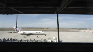 Vuelta a la actividad en el Aeropuerto de Zaragoza.