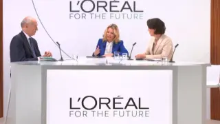 Imagen de varios responsables de L'Oréal, en una reciente rueda de prensa.