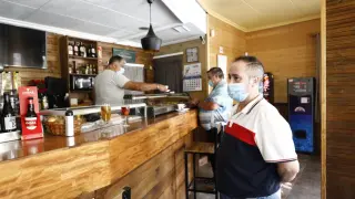 Un bar de la localidad zaragozana de Sádaba