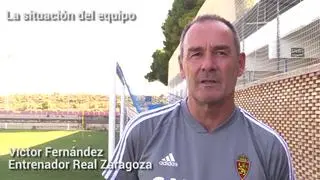 El entrenador zaragocista entiende que ganar al Oviedo sería un "espaldarazo definitivo" para recupera la confianza.