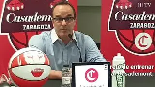 Diego Ocampo ha sido presentado como nuevo técnico del Casademont Zaragoza después de haberse comprometido por dos temporada.