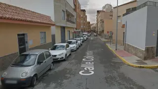 Calle Colombia, en el Ejido, Almería, donde ocurrieron los hechos.