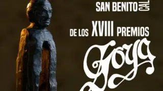 Cartel de la exposición de los XVIII premios Goya de Fotografía en Calatayud
