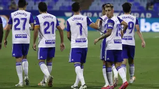 Partido Real Zaragoza-Ponferradina, de la última jornada de Segunda División, en La Romareda