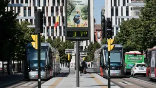 Calor en Zaragoza