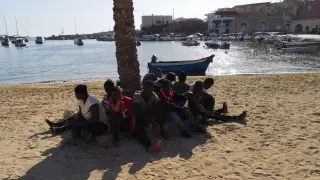 Crisis migratoria en Lampedusa