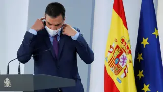 El presidente del Gobierno, Pedro Sánchez, ofrece la habitual comparecencia antes de las vacaciones.