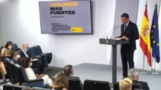 Comparecencia institucional de Pedro Sánchez