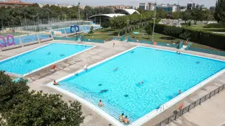 Imagen de las piscinas de verano del CDM Alberto Maestro de Zaragoza