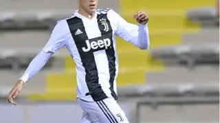 Luca Zanimacchia, en un partido con la Juventus de Turín B.