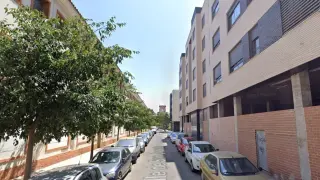 Una imagen de la calle de Joaquín Giral, en el barrio de Las Fuentes.