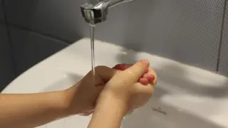 Higiene de las manos en los niños.
