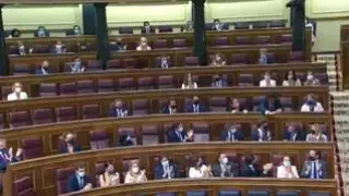 Todos los diputados de la oposición, sin excepciones, votan en contra de la medida