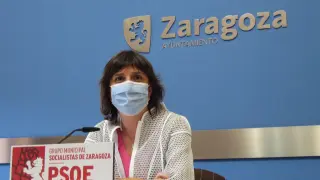 Lola Ranera, portavoz del PSOE en el Ayuntamiento de Zaragoza.